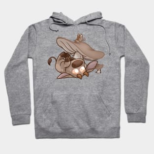 Brown Mushroom Minecraft cow Hoodie